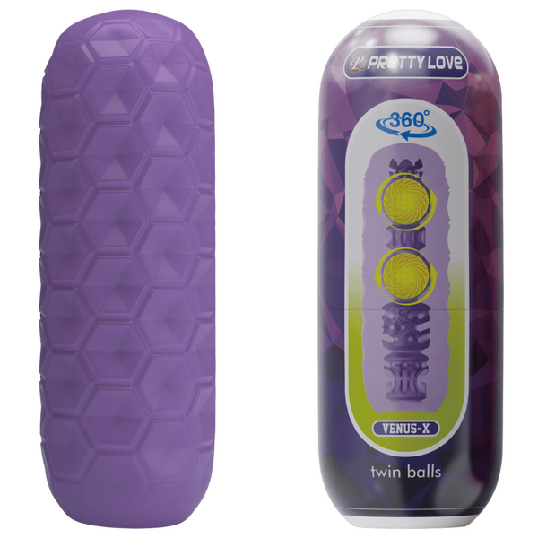 Venus-X Twin Balls – Male Masturbator With Dual Inner Balls > Sex Toys For Men > Masturbators Cup - Tophatter Daily Deals