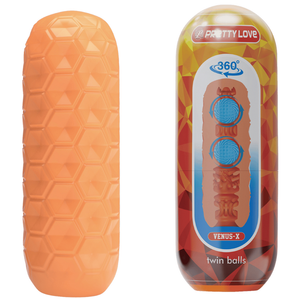 Venus-X Twin Balls – Male Masturbator With Dual Inner Balls > Sex Toys For Men > Masturbators Cup - Tophatter Daily Deals