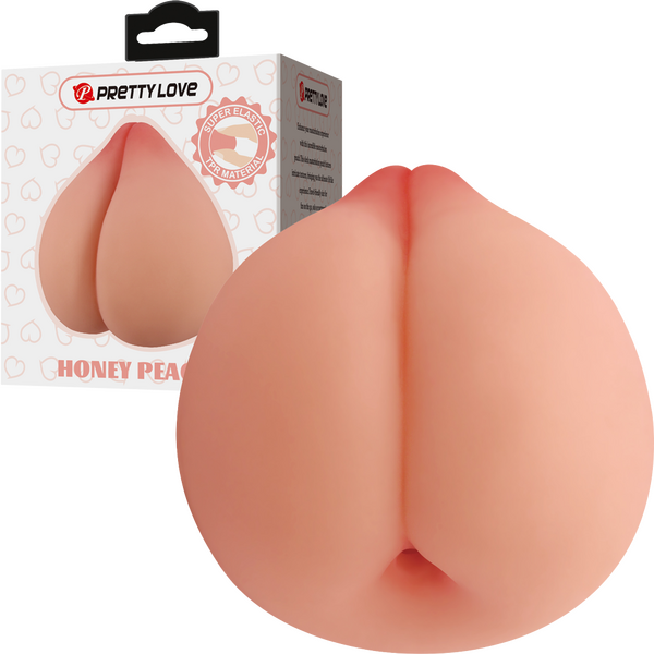 Honey Peach Masturbator – Realistic Textured Male Masturbator and Penis Trainer > Sex Toys For Men > Masturbators > Manual - Tophatter Daily Deals