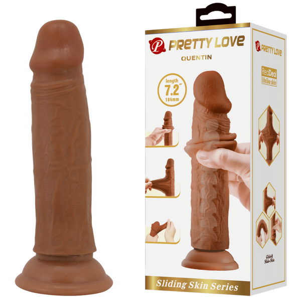 Quentin 7.2 Inch Realistic Dildo – Suction Cup Large TPR Dildo > Dildos > Realistic Dildos - Tophatter Daily Deals
