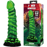 Manticore 9 Inch Textured Silicone Dildo – Body-Safe with Strong Suction Cup > Dildos > Fantasy - Tophatter Daily Deals