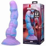 Alien 8 Inch Monster Dildo – Ribbed Texture with Suction Base > Dildos > Fantasy - Tophatter Daily Deals