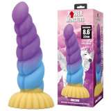 Unicorn Rippled Monster 8.6 Inch Silicone Dildo > Dildos > Fantasy - Tophatter Daily Deals