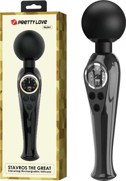 Skyler Rechargeable Wand – Powerful 10-Mode Vibrating Wand with Flexible Neck > Sex Toys > Massage Wands - Tophatter Daily Deals