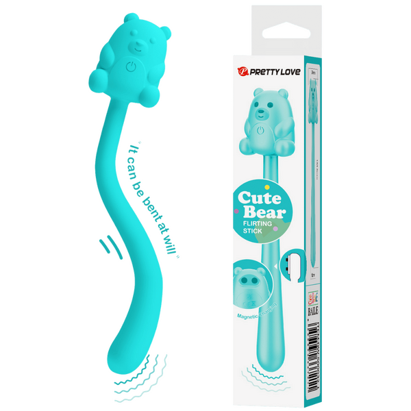 Pretty Love Cute Bear Flirting Stick – 7-Mode Vibrator > Vibrators > Unconventional - Tophatter Daily Deals