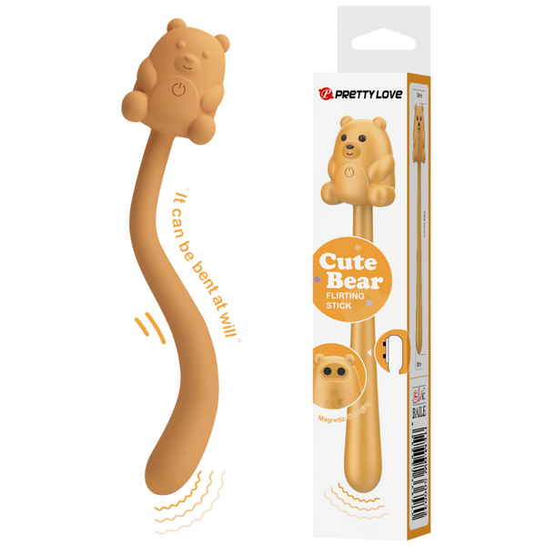 Pretty Love Cute Bear Flirting Stick – 7-Mode Vibrator > Vibrators > Unconventional - Tophatter Daily Deals