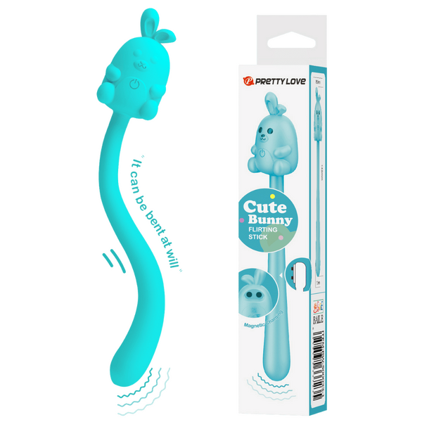 Pretty Love Cute Bunny Flirting Stick – Vibrator with Seven Vibration Modes > Vibrators > Unconventional - Tophatter Daily Deals