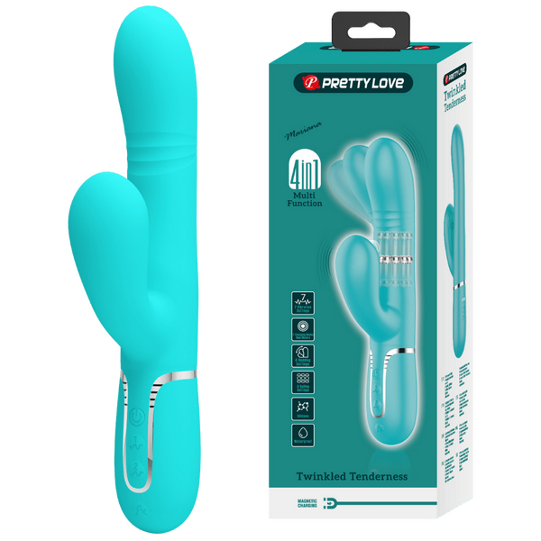 Mariana 4in1 Multi-Function Rabbit Vibrator – 7 Vibration and Thumping Modes > Vibrators > Ladies > Rabbit - Tophatter Daily Deals