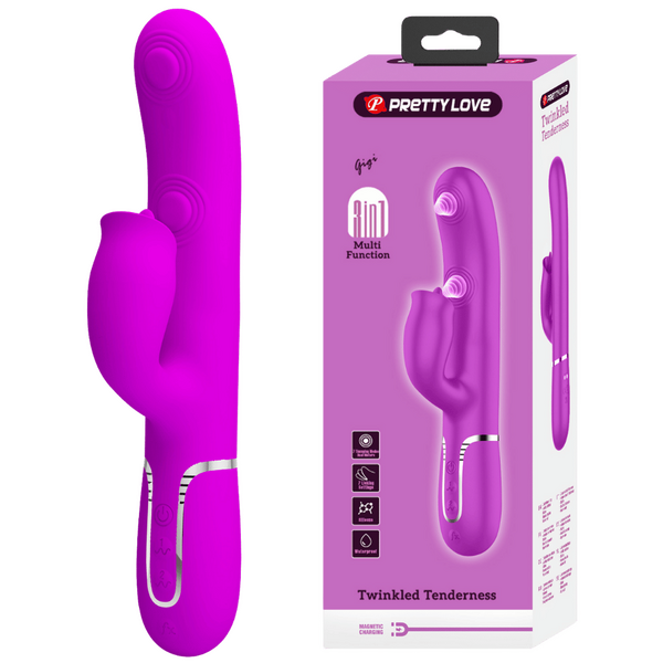 Pretty Love Gigi 3in1 – Multi-Function Rabbit Vibrator with Dual Stimulation > Vibrators > Ladies > Rabbit - Tophatter Daily Deals