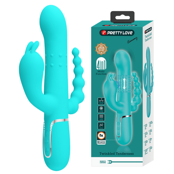 Pretty Love Cammy 4-in-1 – Multi-Function Rabbit Vibrator with Anal Stimulator > Vibrators > Ladies > Rabbit Multi - Tophatter Daily Deals