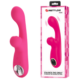 Rechargeable Skylar – Velvet Silicone Multifunction Rabbit Vibrator with Thumping and Vibration Modes > Vibrators > Ladies > Rabbit - Tophatter Daily Deals
