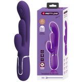 Shania 4in1 Multi-Function Rabbit Vibrator – Velvet Silicone 7 Vibration Settings > Vibrators > Ladies > Rabbit - Tophatter Daily Deals