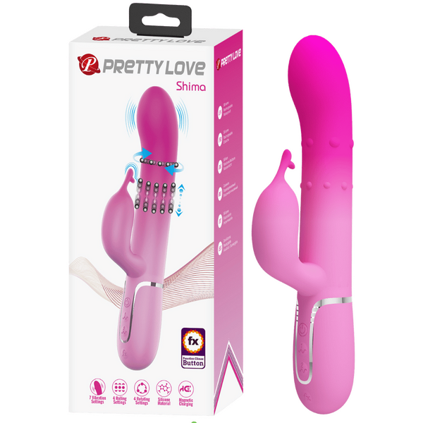Pretty Love Shima Rechargeable – Rabbit Vibrator with Twin Motors and 7 Vibration Modes > Vibrators > Ladies > Rabbit - Tophatter Daily Deals