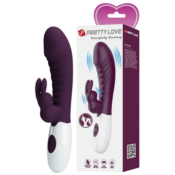 Naughty Bunny – Dual Stimulator Vibrator With G-Spot And Clitoral Vibration > Vibrators > Ladies > Rabbit - Tophatter Daily Deals
