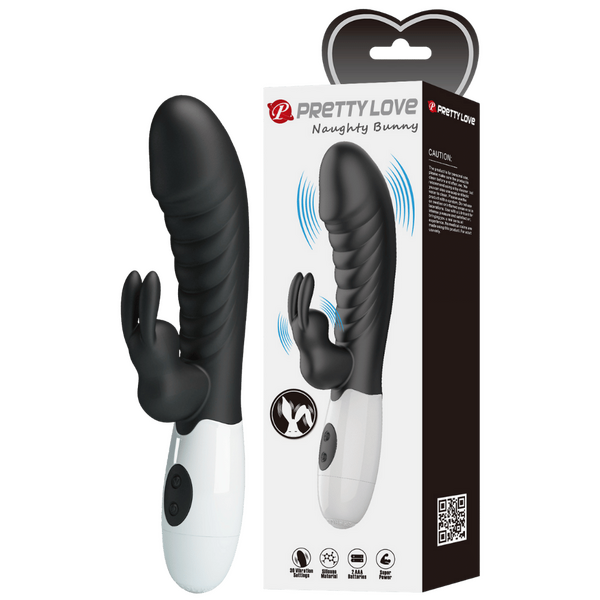 Naughty Bunny – Dual Stimulator Vibrator With G-Spot And Clitoral Vibration > Vibrators > Ladies > Rabbit - Tophatter Daily Deals