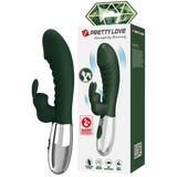 Rechargeable Naughty Bunny – Dual-Motor Silicone G-Spot and Clitoral Vibrator > Vibrators > Ladies > Rabbit Multi - Tophatter Daily Deals