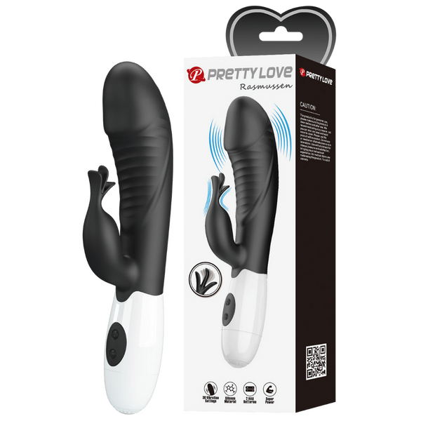 Rasmussen Dual Stimulator – G-Spot and Clitoral Vibrator with 30 Frequencies > Vibrators > Ladies > Rabbit - Tophatter Daily Deals
