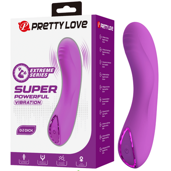 Rechargeable DJ Dick – Slim Silicone Vibrator with 10 Powerful Vibration Modes > Vibrators > Standard Vibrators - Tophatter Daily Deals