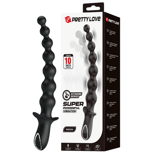Rigdon – Rechargeable 10-Function Vibrating Bullet Anal Toy with Smooth Silicone Finish > Vibrators > Mini Vibrators - Tophatter Daily Deals