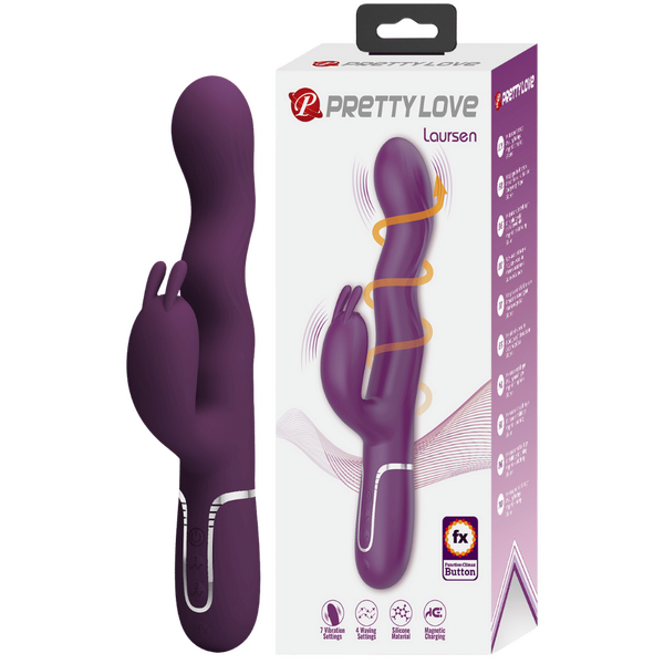 Laursen Rechargeable – Luxury Magnetic Charging G-Spot and Clitoral Vibrator > Vibrators > Ladies > Rabbit - Tophatter Daily Deals