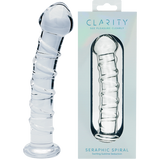 Seraphic Spiral – Hand-Blown Borosilicate Glass Dildo 160mm > Glass > Dildos - Tophatter Daily Deals