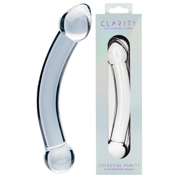 Celestial Purity – 6.6 Inch Double-Ended Glass Dildo > Glass > Dildos - Tophatter Daily Deals