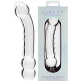 Celestial Ridge – 6.4 Inch Double-Ended Borosilicate Glass Dildo with Sculpted Ridges > Glass > Dildos - Tophatter Daily Deals