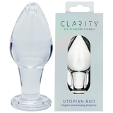 Utopian Bud Glass Butt Plug – Handcrafted 3.5 Inch Borosilicate Glass Plug > Glass > Toys - Tophatter Daily Deals