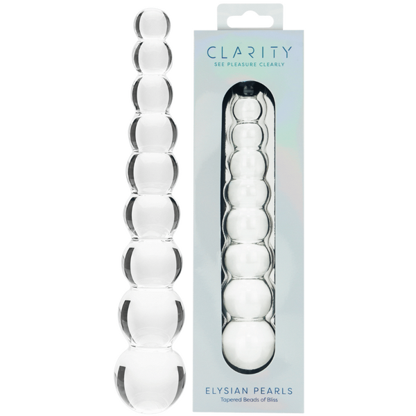Elysian Pearls – 6.7 Inch Borosilicate Glass Dildo > Glass > Dildos - Tophatter Daily Deals
