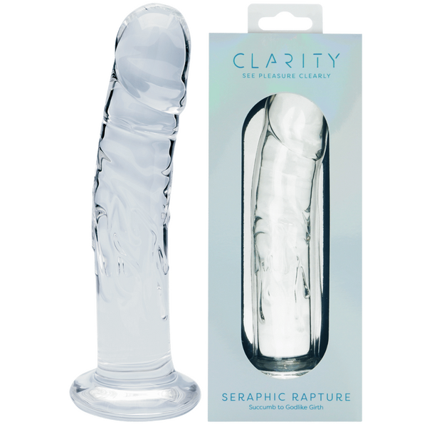 Seraphic Rapture – Handblown Borosilicate Glass 7 Inch Sculpted Dildo > Glass > Dildos - Tophatter Daily Deals