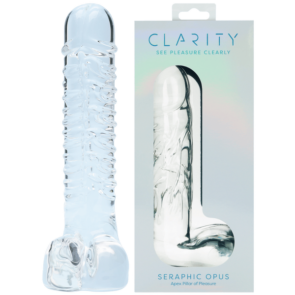 Seraphic Opus – Handblown 7.2 Inch Body-Safe Borosilicate Glass Dildo > Glass > Dildos - Tophatter Daily Deals