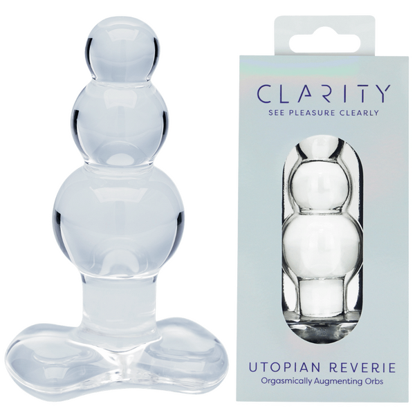 Utopian Reverie – Handcrafted 3.6 Inch Glass Anal Beads Toy > Glass > Dildos - Tophatter Daily Deals