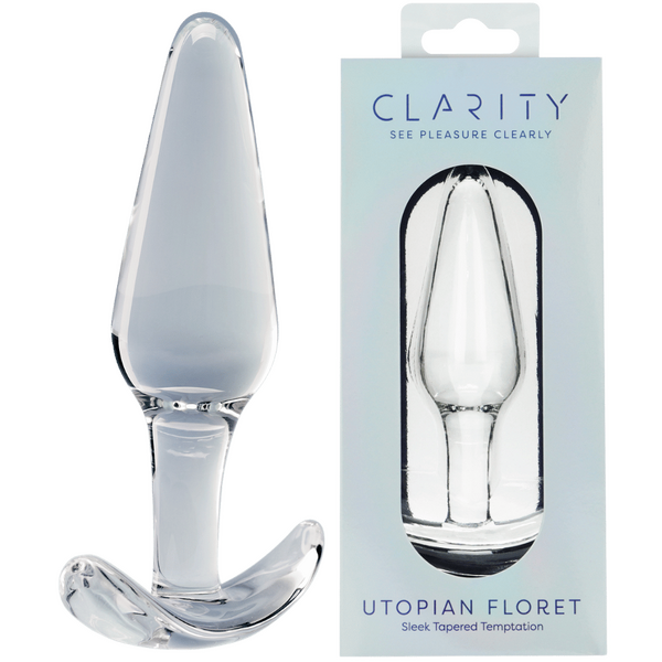 Utopian Floret – Handcrafted 4.3 Inch Glass Butt Plug > Glass > Toys - Tophatter Daily Deals