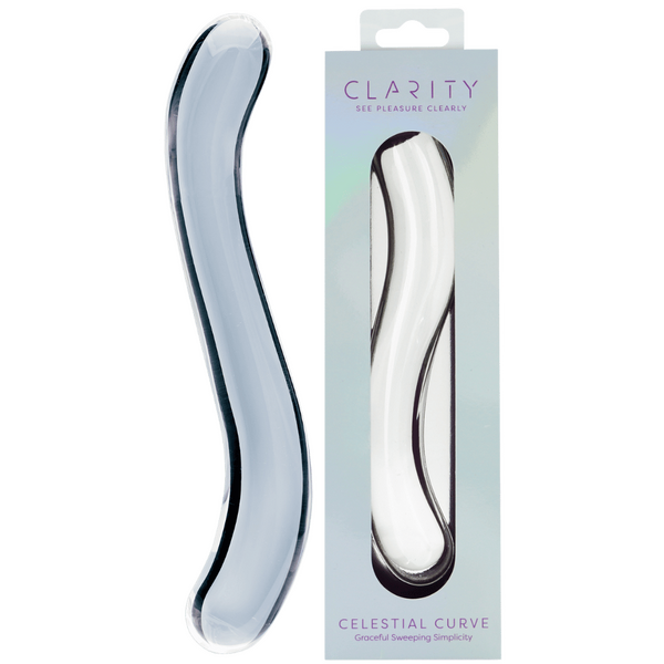 Celestial Curve – 7.1 Inch Handblown Borosilicate Glass Double-Ended Dildo > Glass > Dildos - Tophatter Daily Deals