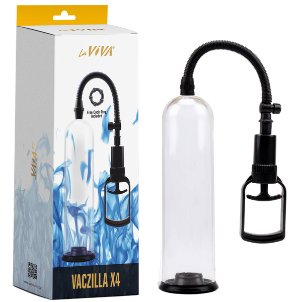Vaczilla X4 Powerful And Efficient Safe Quick Release Penis Pump With 7 Inch TPR Sleeve And ABS Plastic Cylinder > Pumps > Penis Pumps - Tophatter Daily Deals