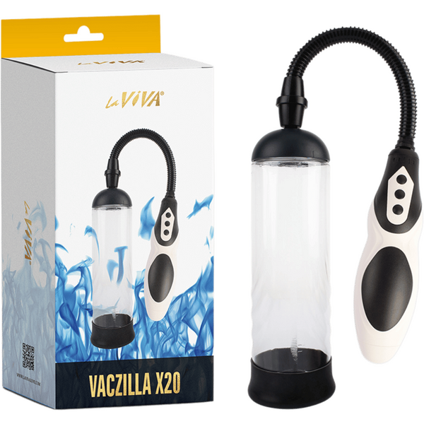 Vaczilla X20 Rechargeable Penis Pump with Silicone Sleeve and Penis Ring - 8 Intensity Levels Penis Pump > Pumps > Penis Pumps Electric - Tophatter Daily Deals