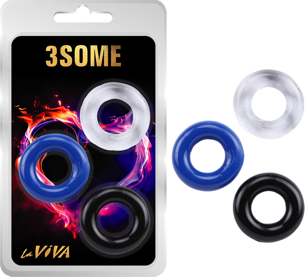 3Some Cockring Set – Cockring Set > Cock Ring > Sets - Tophatter Daily Deals
