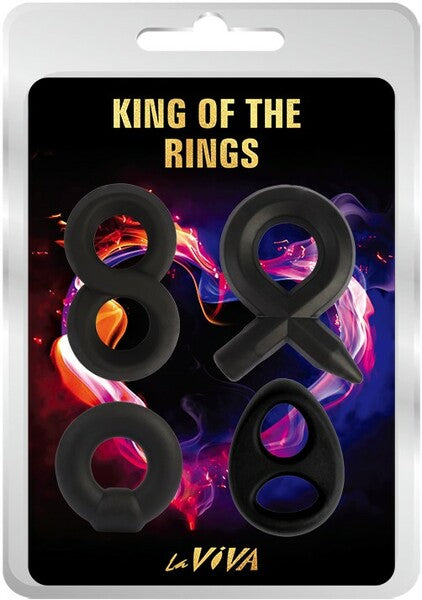 Laviva King of the Rings – Premium Silicone Cockring Set > Cock Ring > Sets - Tophatter Daily Deals