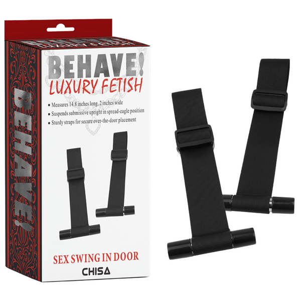 Sex Swing Over-the-Door with Adjustable Wrist Restraints – Strong Metal Bar Equipment > Bondage Gear > Restraints - Tophatter Daily Deals
