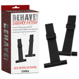 Sex Swing Over-the-Door with Adjustable Wrist Restraints – Strong Metal Bar Equipment > Bondage Gear > Restraints - Tophatter Daily Deals