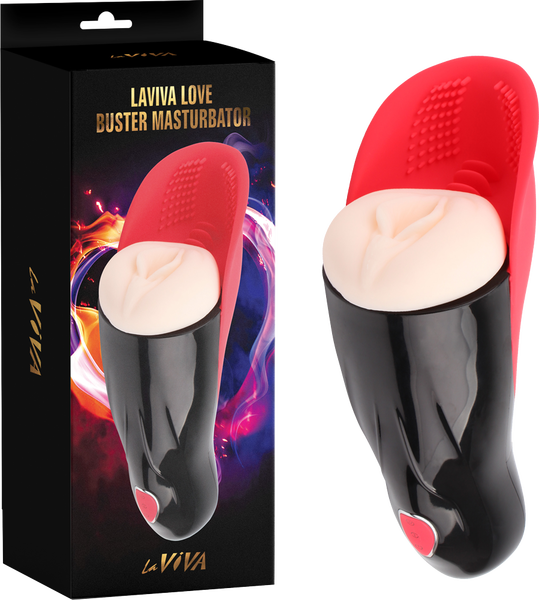 Laviva Love Buster – Multi-Function Suction Masturbator with 5 Modes > Sex Toys For Men > Masturbators > Vibrating - Tophatter Daily Deals
