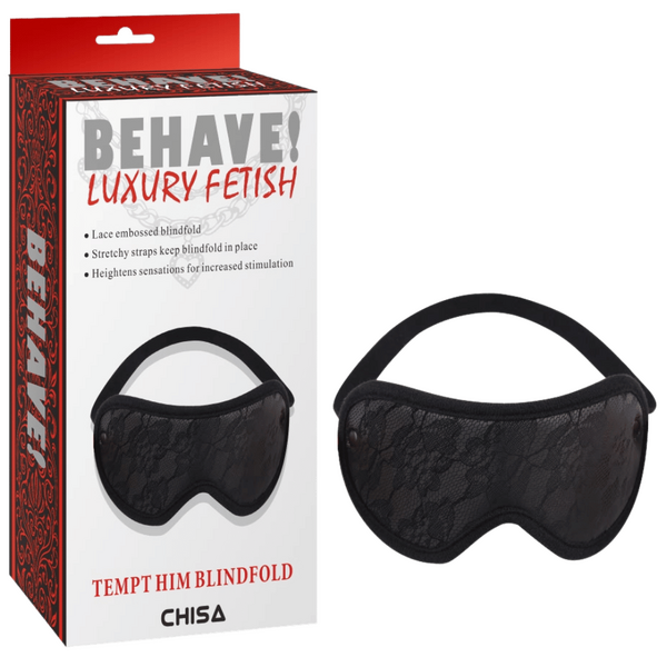 Tempt Him Blindfold – Adjustable Lace Blindfold > Bondage Gear > Blindfolds - Tophatter Daily Deals