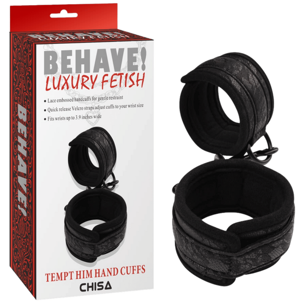 Tempt Him Hand Cuffs – Fully Adjustable Quick Release Handcuffs > Bondage Gear > Handcuffs - Tophatter Daily Deals