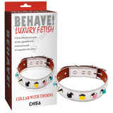 Collar with Thorns – Fully Adjustable Collar Accessory > Bondage Gear > Collars & Leashes - Tophatter Daily Deals