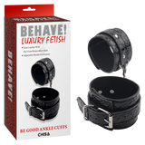 Be Good Ankle Cuffs – Adjustable Bondage Ankle Cuffs > Bondage Gear > Restraints - Tophatter Daily Deals