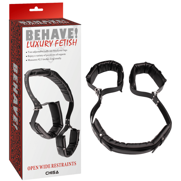 Open Wide Restraints – Fully Adjustable Bondage Restraints with Metal Hook > Bondage Gear > Restraints - Tophatter Daily Deals