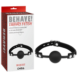 Be Quiet Fully Adjustable Soft Ball Gag – Comfortable and Easy to Use Ball Gag > Bondage Gear > Gags and Bits - Tophatter Daily Deals