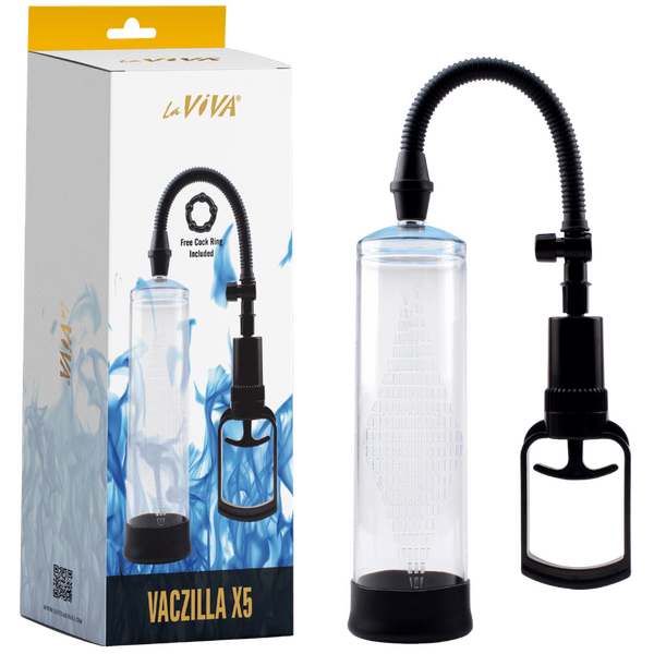 Vaczilla Penis Pump - Phthalate-Free, Latex-Free, 7.9 Inch, with TPE Ring and ABS Plastic Cylinder > Pumps > Penis Pumps - Tophatter Daily Deals