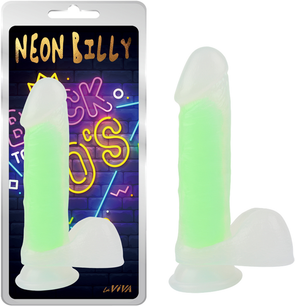 Neon Billy 7.6" (Glow Pink) > Vibrators > Standard Vibrators - Tophatter Daily Deals