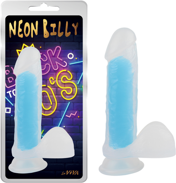 Neon Billy 7.6" (Glow Pink) > Vibrators > Standard Vibrators - Tophatter Daily Deals